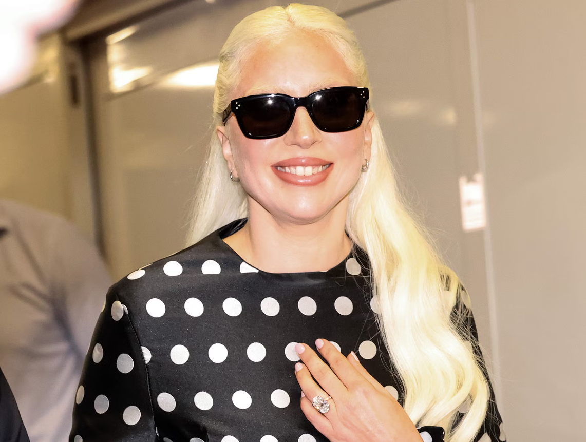 Lady Gaga Unveils Engagement Ring Ahead of Venice Film Festival