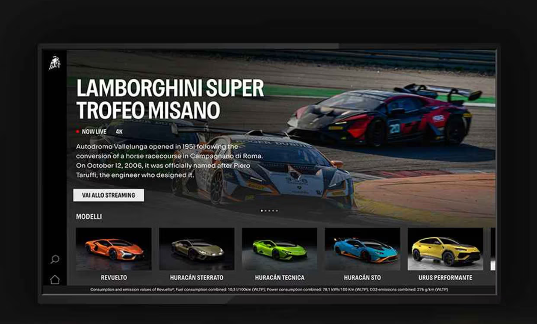 Experience Lamborghini Like Never Before with Their Smart TV App