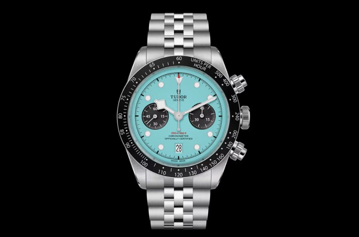 Tudor Unveils the Black Bay Chronograph in Striking “Flamingo Blue”